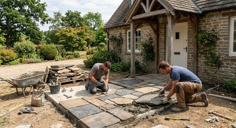 Flagstone Installation Service